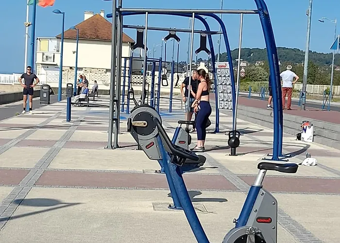 Апартаменты Appartement Renove 2 Pieces Avec Loggia Vue Mer Et Parking A Villers-Sur-Mer - Fr-1-712-7